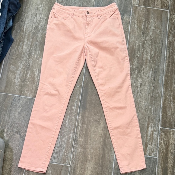 Chico's Platinum Light Pink Skinny Jeans - Picture 1 of 11